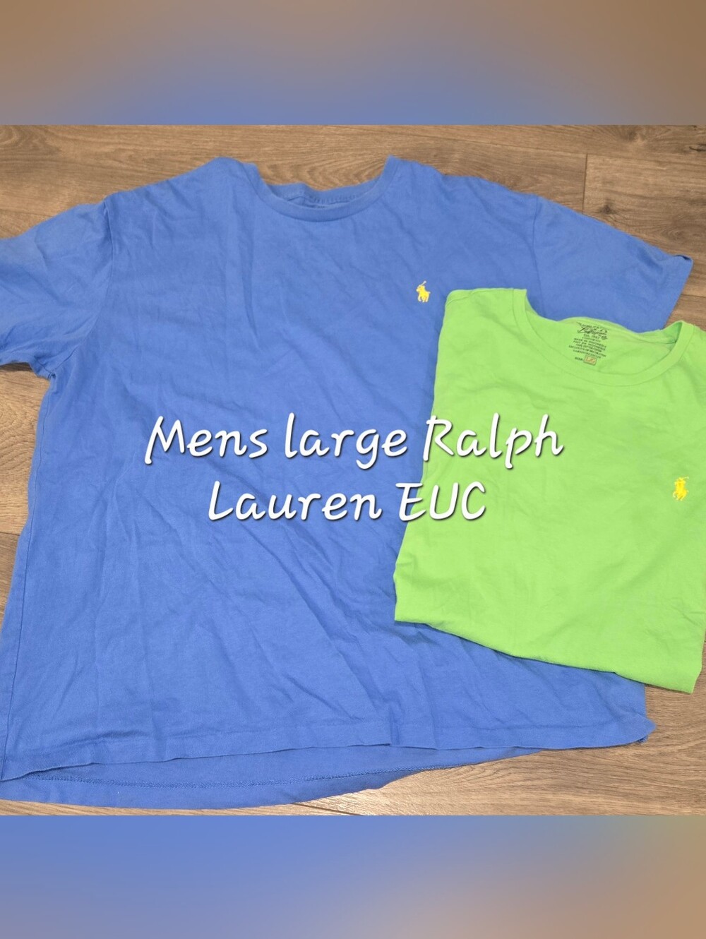 Ralph Lauren Men's Blue Crew Neck Tee - Classic Polo Logo